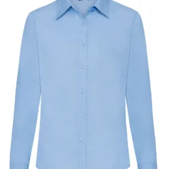 Fruit Of The Loom Ladies' Long Sleeve Poplin Shirt -Sol's Clothing Store 5ffa96285913291d2b32ada85d9f64582e74a49ef715045ac4ea9b3decdd3384
