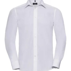 Russell Collection Mens Long Sleeve Tailored Polycotton Poplin Shirt -Sol's Clothing Store 602f6c9895112db2fbccfaa073ecf23fde6ec7340c00edcbbccaa20274ba56ba