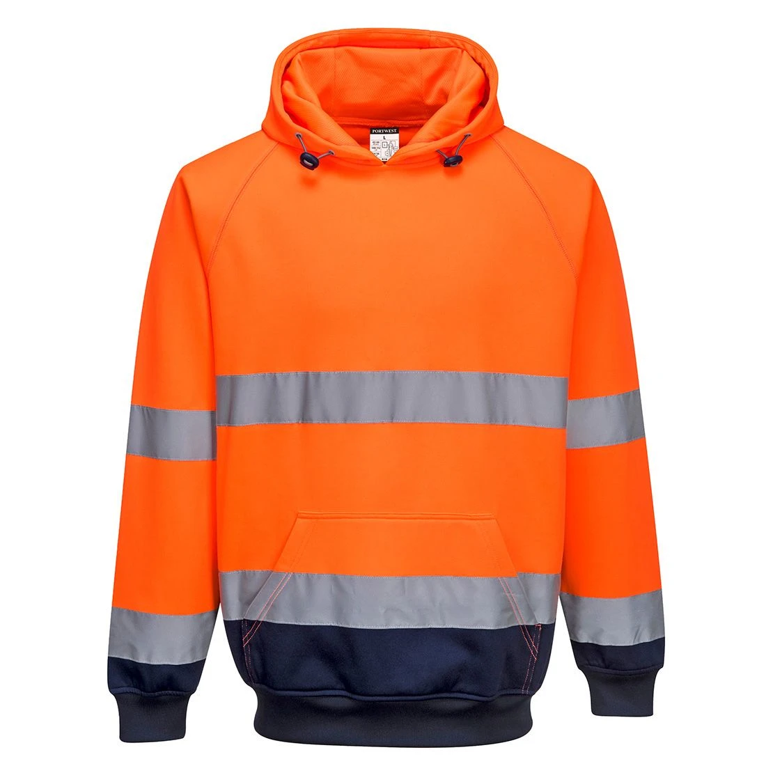 Portwest Hi-Vis Contrast Hoodie 1 Portwest Hi-Vis Contrast Hoodie