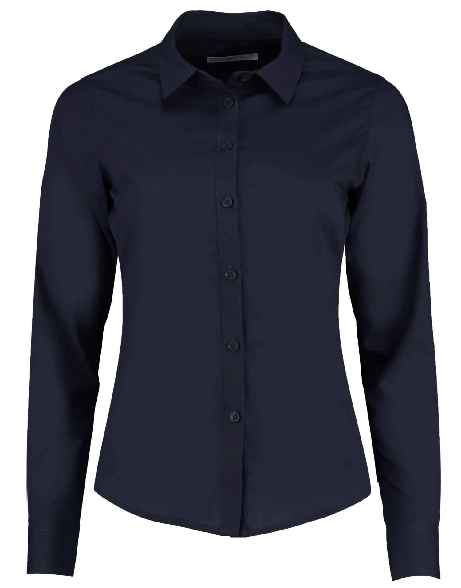 Kustom Kit Tailored Long Sleeve Poplin Shirt 11 Kustom Kit Tailored Long Sleeve Poplin Shirt - Image 11