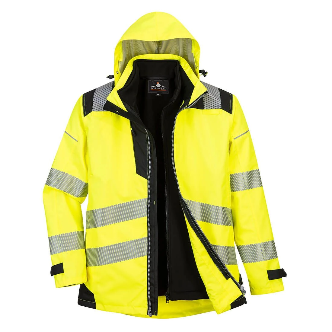 Portwest PW3 Hi-Vis 3-in-1 Jacket 2 Portwest PW3 Hi-Vis 3-in-1 Jacket - Image 2