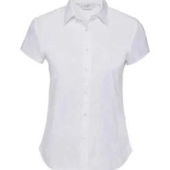 Russell Collection Ladies' Short Sleeve Fitted Stretch Shirt 10 Russell Collection Ladies' Short Sleeve Fitted Stretch Shirt -Sol's Clothing Store 6c95e9e2882d2fb50bcbb203ac1abdef382cfc5c84cf03eb7964eb0697d81f70