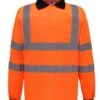 Yoko Hi Vis Long Sleeve Polo Shirt