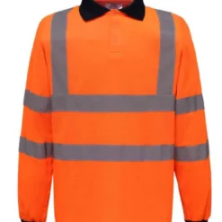 Yoko Hi Vis Long Sleeve Polo Shirt