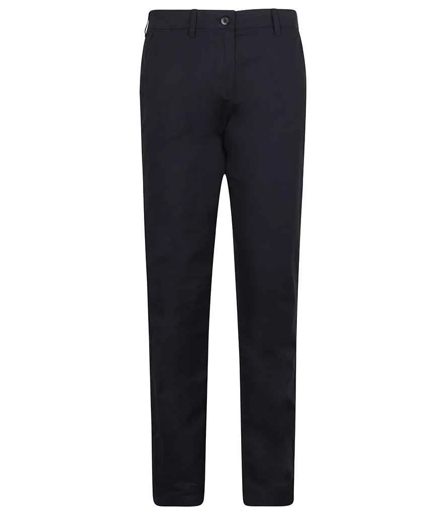Henbury Ladies Stretch Chino Trousers 1 Henbury Ladies Stretch Chino Trousers
