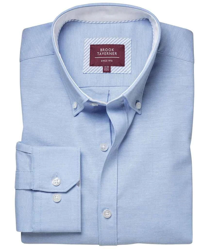 Brook Taverner Lawrence Long Shirt Stretch Oxford Shirt 6 Brook Taverner Lawrence Long Shirt Stretch Oxford Shirt - Image 6