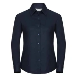 Russell Collection Ladies' Long Sleeve Tailored Oxford Shirt -Sol's Clothing Store 7341d49fcd380324b11cee67874adc36abc97f305a3d1cadb33fb25bb6d052b6
