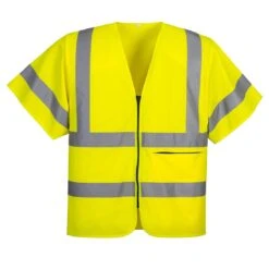 Portwest Hi-Vis Band And Brace Zip Vest S/S