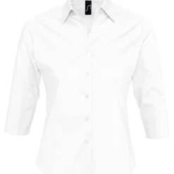 SOL'S Sols Ladies Effect 34 Sleeve Fitted Shirt -Sol's Clothing Store 7374d21179b0210080aa35acfb8f565d033e8eb01ea92a2748e9b52f7ff0715e