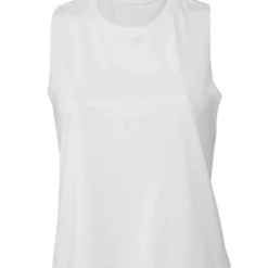 Bella+Canvas Bella Ladies Racer Back Cropped Tank Top