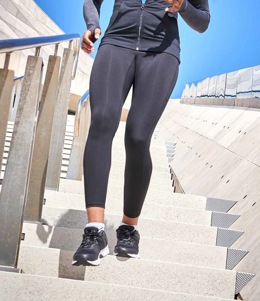 Just Cool Awdis Ladies Cool Recycled Tech Leggings 2 Just Cool Awdis Ladies Cool Recycled Tech Leggings - Image 2