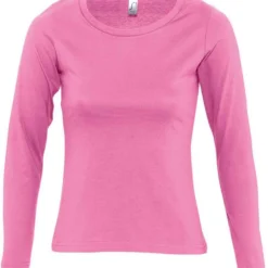 SOL'S Sols Ladies Majestic Long Sleeve T Shirt -Sol's Clothing Store 8691700c1f127e8af3409e2f4d764e6b7b6246c8aac757e3ee4c194543944a9d