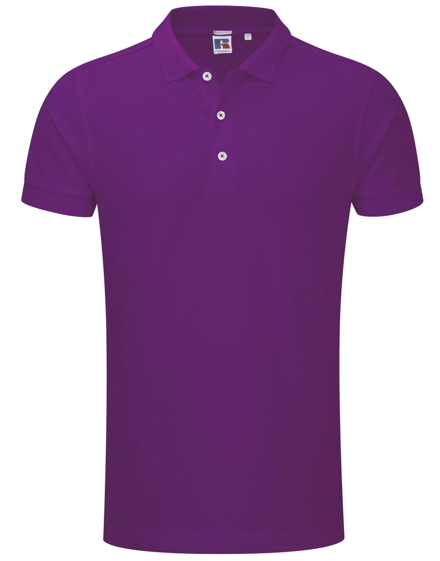 Russell Mens Fitted Stretch Polo 3 Russell Mens Fitted Stretch Polo - Image 3