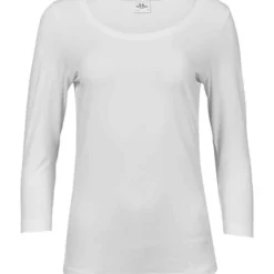 Tee Jays Womens Stretch 3/4 Sleeve Tee -Sol's Clothing Store 8746f0d50e3f209cd753578c94c0195f354e8957129e8c1e736b778c8c04a204