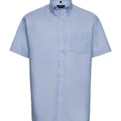 Russell Collection Mens Short Sleeve Classic Oxford Shirt -Sol's Clothing Store 8ef0b47c0f919a59f87fd95fa05f9d1e2c98ff428839f8e567b883e6b720be71