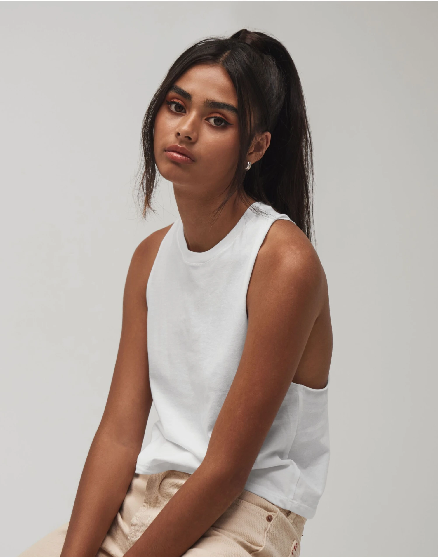 Bella+Canvas Womens Racerback Cropped Tank 2 Bella+Canvas Womens Racerback Cropped Tank - Image 2