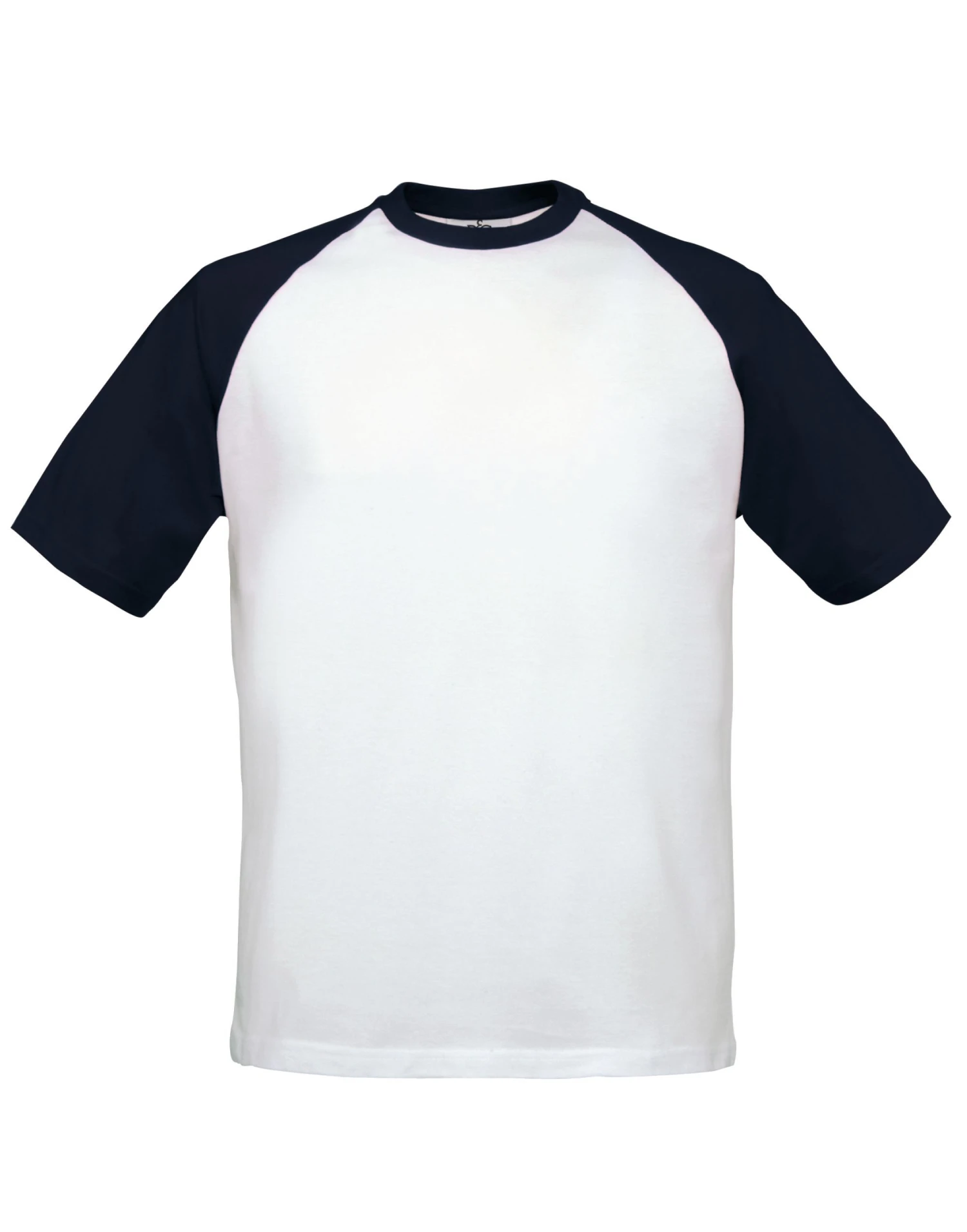 B&C Mens Short Sleeve Baseball Tee 1 B&C Mens Short Sleeve Baseball Tee