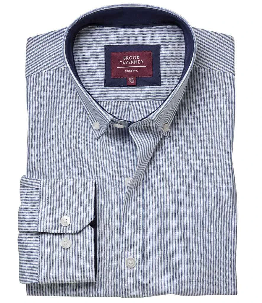 Brook Taverner Lawrence Long Shirt Stretch Oxford Shirt 5 Brook Taverner Lawrence Long Shirt Stretch Oxford Shirt - Image 5