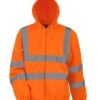 Yoko Hi-Vis Zipped Hoodie