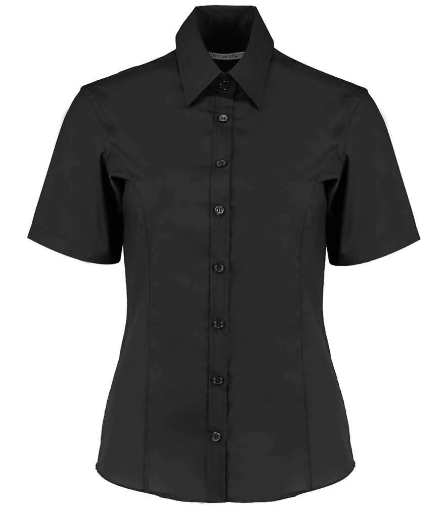 Kustom Kit Tailored Fit Short Sleeve Business Shirt 2 Kustom Kit Tailored Fit Short Sleeve Business Shirt - Image 2