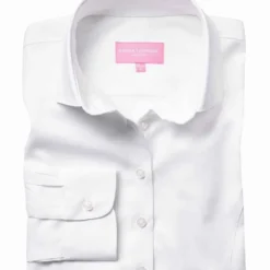 Brook Taverner Ladies Aspen Long Sleeve Oxford Shirt