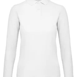 B&C ID.001 Womens Long Sleeve Polo -Sol's Clothing Store 96a6834ea26aad984e690bc678a474f5b20ace438961bc7693c6c00540470d5f