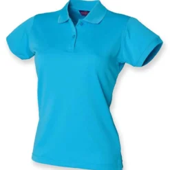 Henbury Ladies Coolplus Wicking Piqué Polo Shirt -Sol's Clothing Store 978de0c760a21fc37678b9efeb1d544c0deb8e1dd8e245545423425d4b4dcc63