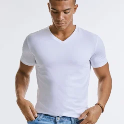 Russell Pure Organic Mens V-Neck T 6 Russell Pure Organic Mens V-Neck T -Sol's Clothing Store 9a04edd2bb0cfbbc1dc95c31fecf60a725cc06150c3ddbb2e3e5f26647c7d7fb