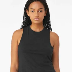 Bella+Canvas Bella Ladies Racer Back Cropped Tank Top -Sol's Clothing Store 9aec0b088fff6b929b0111884824386d8d08b3f2072d20ebfb952adad9945982