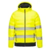 Portwest Hi-Vis Ultrasonic Heated Tunnel Jacket