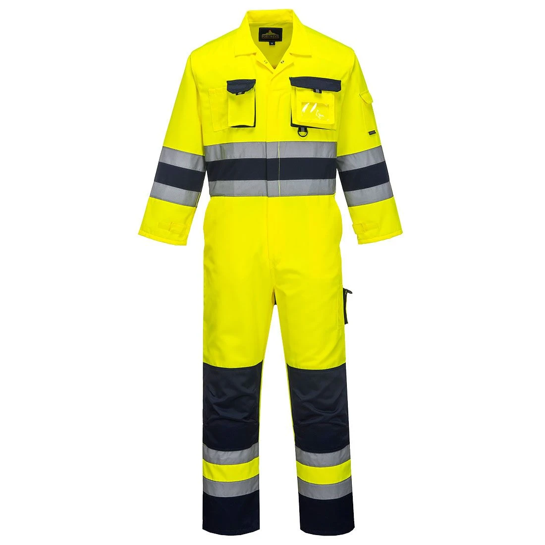 Portwest Nantes Hi-Vis Contrast Work Coverall 2 Portwest Nantes Hi-Vis Contrast Work Coverall - Image 2