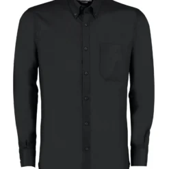 Kustom Kit Slim Fit Long Sleeve Workwear Oxford Shirt