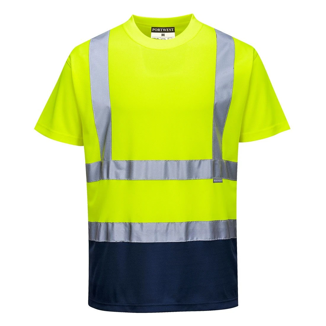 Portwest Hi-Vis Contrast T-Shirt S/S 2 Portwest Hi-Vis Contrast T-Shirt S/S - Image 2