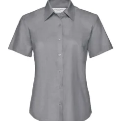 Russell Collection Ladies' Short Sleeve Tailored Oxford Shirt -Sol's Clothing Store a093532c6020ac8615217c82cf8f2755930b516c42abec1d9557da88fbaa7bf2