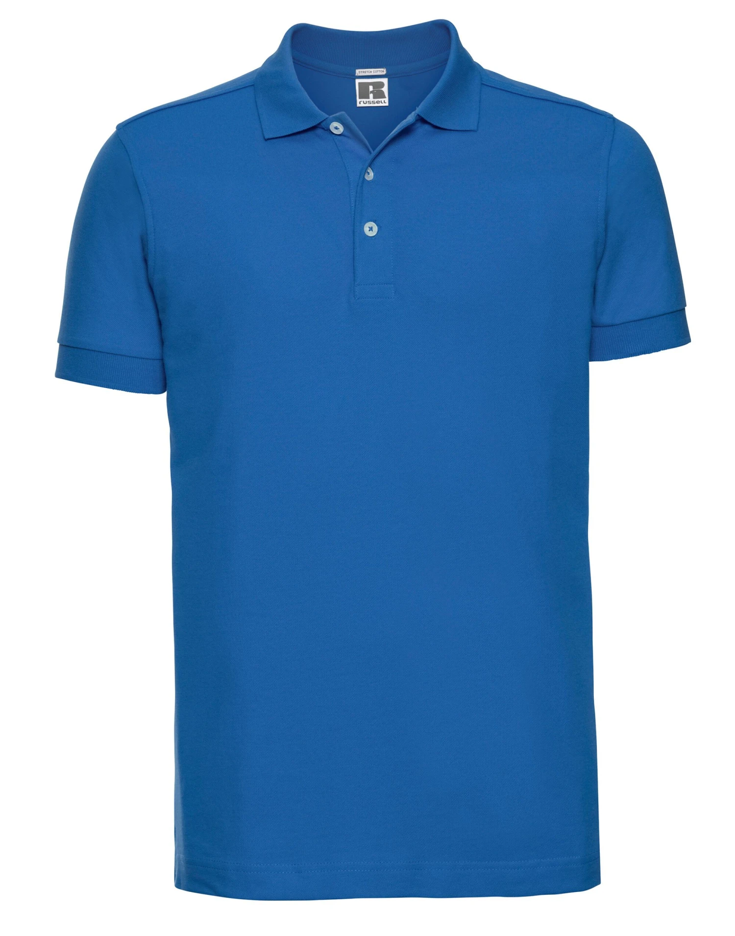 Russell Mens Fitted Stretch Polo 1 Russell Mens Fitted Stretch Polo
