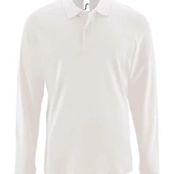 SOL'S Sols Perfect Long Sleeve Piqué Polo Shirt -Sol's Clothing Store a378f6fabcee2908f0ce4ffb7efab2b671fd1e0a93acea211dc8227f58849a79