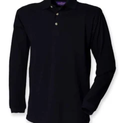 Henbury Long Sleeve Cotton Piqué Polo Shirt 5 Henbury Long Sleeve Cotton Piqué Polo Shirt -Sol's Clothing Store a620d2060167dc45649bbdf690e47feeee165c14bf183614ada0bc6cb8199a33