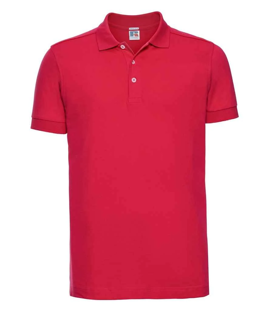 Russell Mens Fitted Stretch Polo 15 Russell Mens Fitted Stretch Polo - Image 15