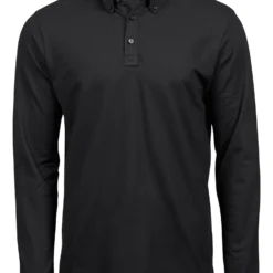 Tee Jays Mens Fashion Long Sleeve Luxury Stretch Polo
