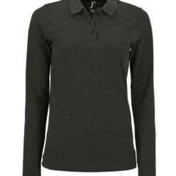 SOL'S Sols Ladies Perfect Long Sleeve Piqué Polo Shirt -Sol's Clothing Store a9339be39e05cd8103533b2d5b5df1556381b47b45e63c61a9f1f0e6ff9e3faa
