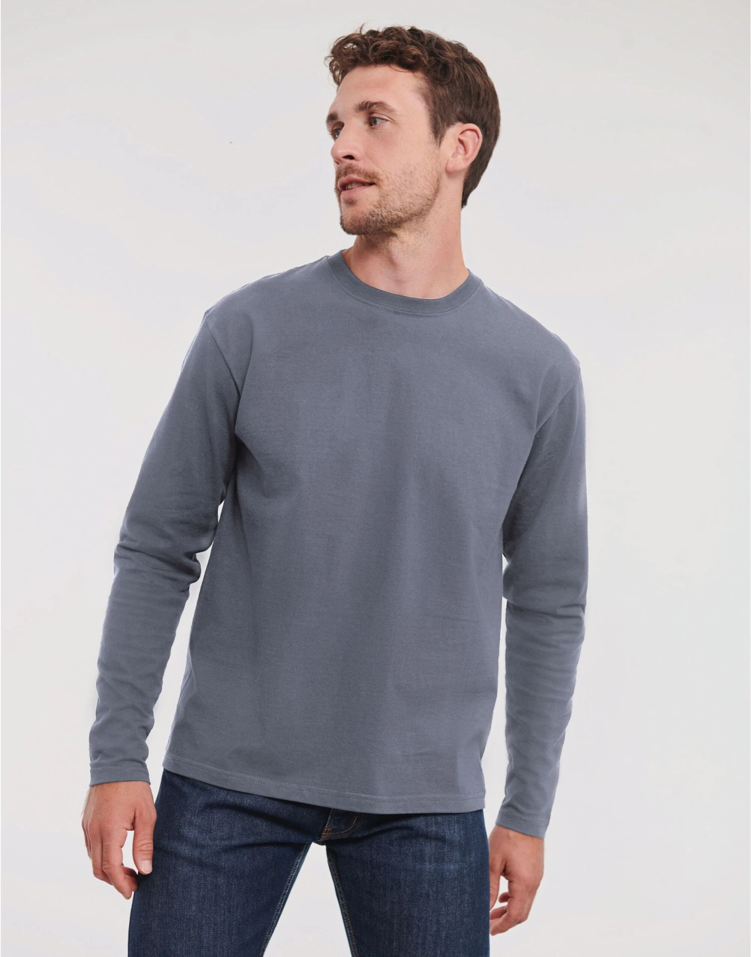 Russell Classic Long Sleeve T 2 Russell Classic Long Sleeve T - Image 2