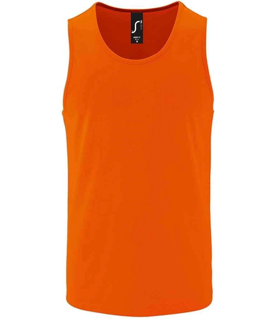 SOL'S Sols Sporty Performance Tank Top 4 SOL'S Sols Sporty Performance Tank Top - Image 4