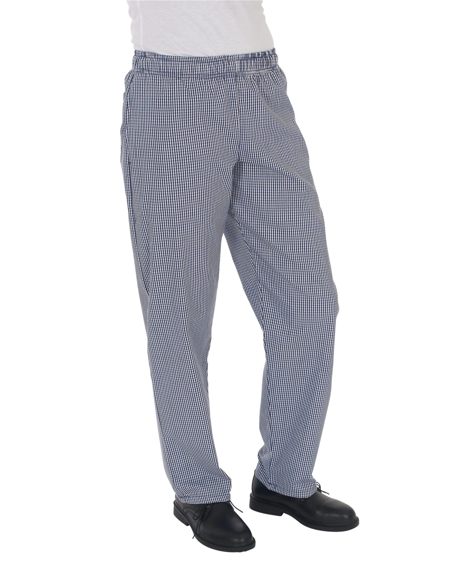Dennys Unisex Elasticated Check Chefs Trouser 2 Dennys Unisex Elasticated Check Chefs Trouser - Image 2