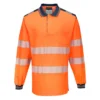 Portwest PW3 Hi-Vis Cotton Comfort Polo Shirt L/S
