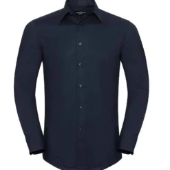 Russell Collection Mens Long Sleeve Tailored Oxford Shirt -Sol's Clothing Store b605d0054966369101ff25727be2f83fdc6872f4f13a4b9c15357f8a3a3afbbb