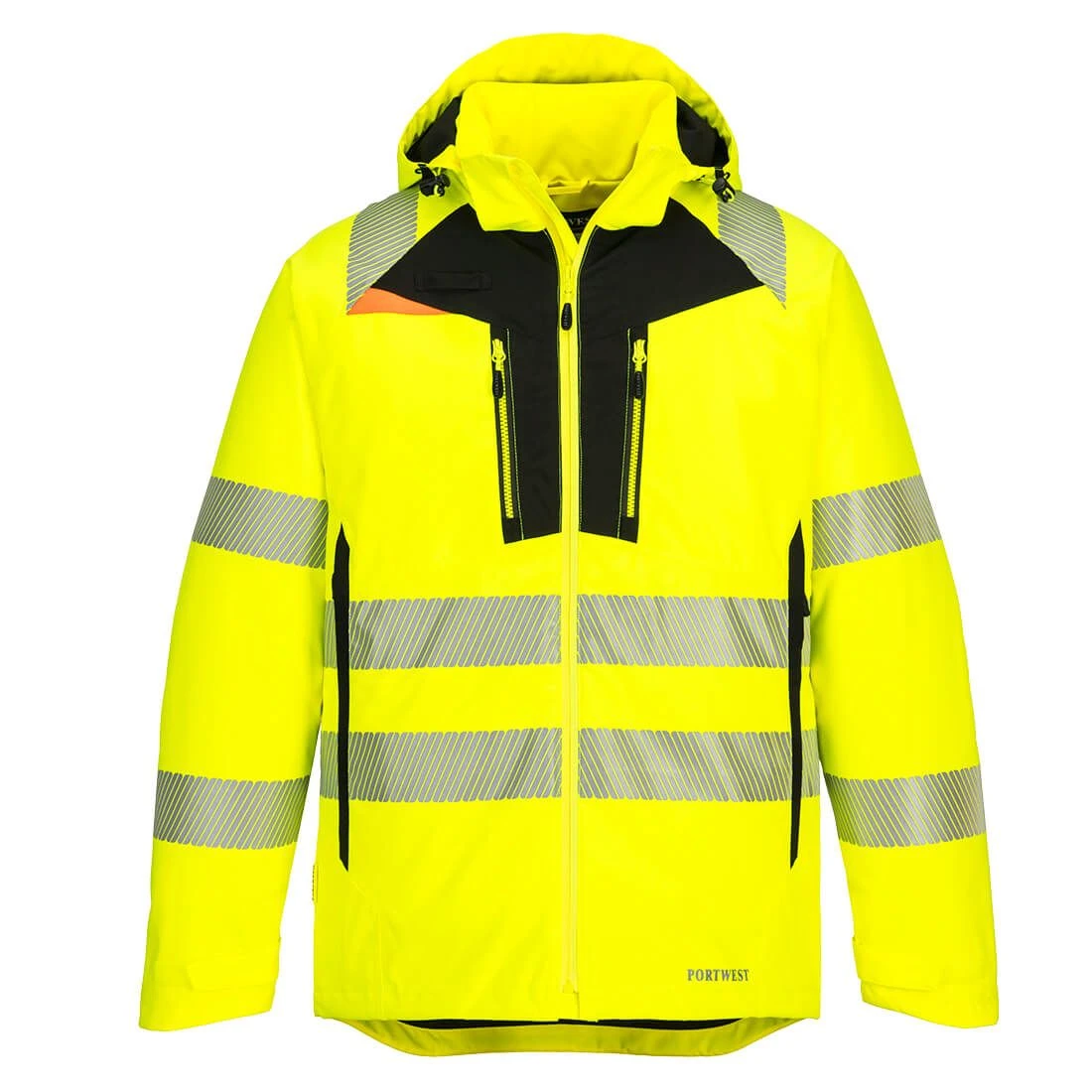 Portwest DX4 Hi-Vis Winter Jacket 2 Portwest DX4 Hi-Vis Winter Jacket - Image 2