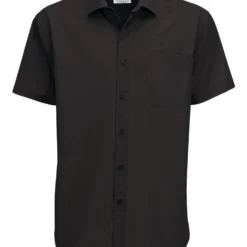 B&C Mens Smart Short Sleeve Poplin Shirt