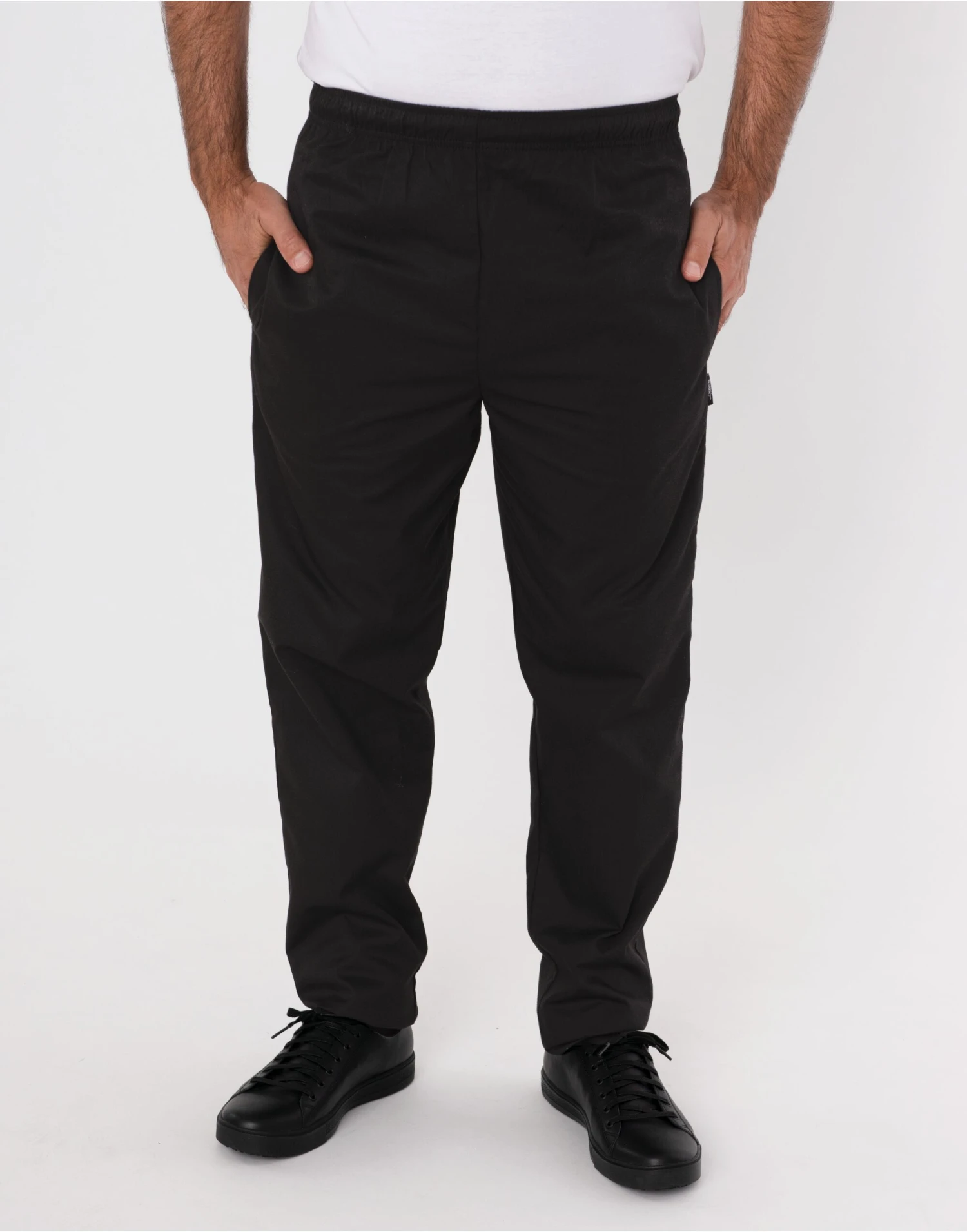 Dennys Unisex Elasticated Black Trouser 2 Dennys Unisex Elasticated Black Trouser - Image 2
