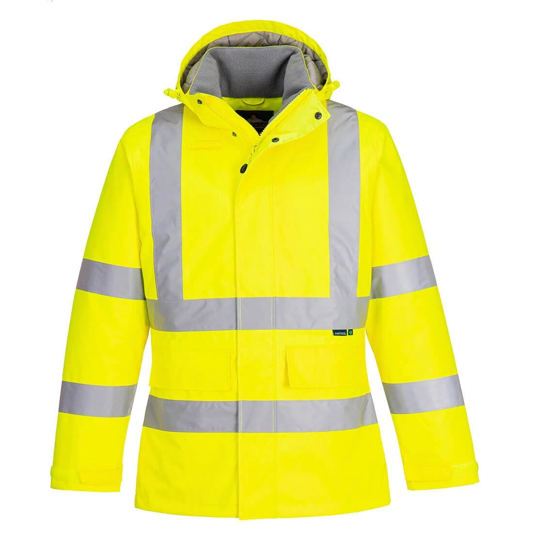 Portwest Eco Hi-Vis Winter Jacket 2 Portwest Eco Hi-Vis Winter Jacket - Image 2