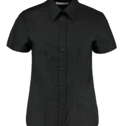Kustom Kit Tailored Fit Short Sleeve Workwear Oxford Shirt